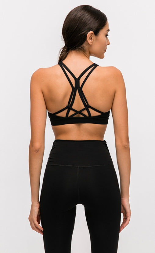Seamless Gather Bra – Yoga & Running Vest for Women