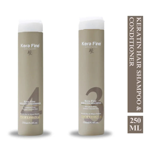 KERA FINE KERATIN HAIR SHAMPOO & CONDITIONER 250ML+250ML